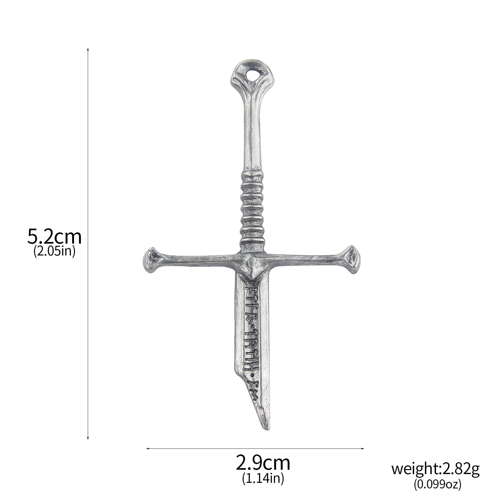 Zinc Alloy Brooch: Aragorn s Broken Sword & Eärendil s Lord of the Rings Magic Ring Individually Packaged
Zinc Alloy Brooch: Aragorn s Broken Sword & Eärendil s Lord of the Rings Magic Ring Individually Packaged