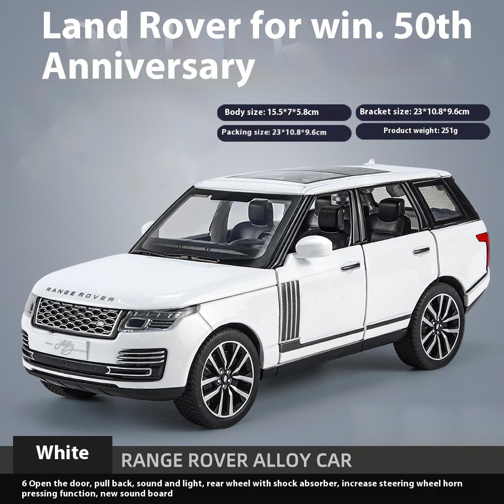 1:32 Land Rover Range Rover 50th Anniversary Off Road SUV Vehicle Alloy Diecast Car Model Computer Desktop Decoration Gift Boys білий
1:32 Land Rover Range Rover 50th Anniversary Off Road SUV Vehicle Alloy Diecast Car Model Computer Desktop Decoration Gift Boys білий