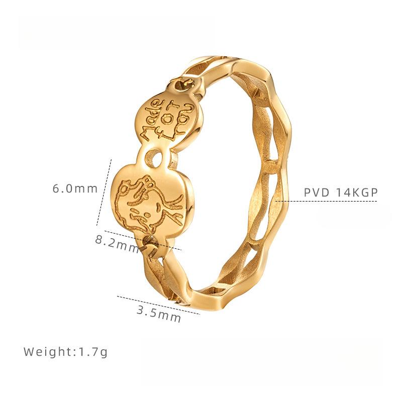 Корейская версия манги Ветер Маленький мальчик Кольцо-признание Титановая сталь Гальванопокрытие Ins Буквенное кольцо Женские Нишевые Изысканные Аксессуары 9
Корейская версия манги Ветер Маленький мальчик Кольцо-признание Титановая сталь Гальванопокрытие Ins Буквенное кольцо Женские Нишевые Изысканные Аксессуары 9