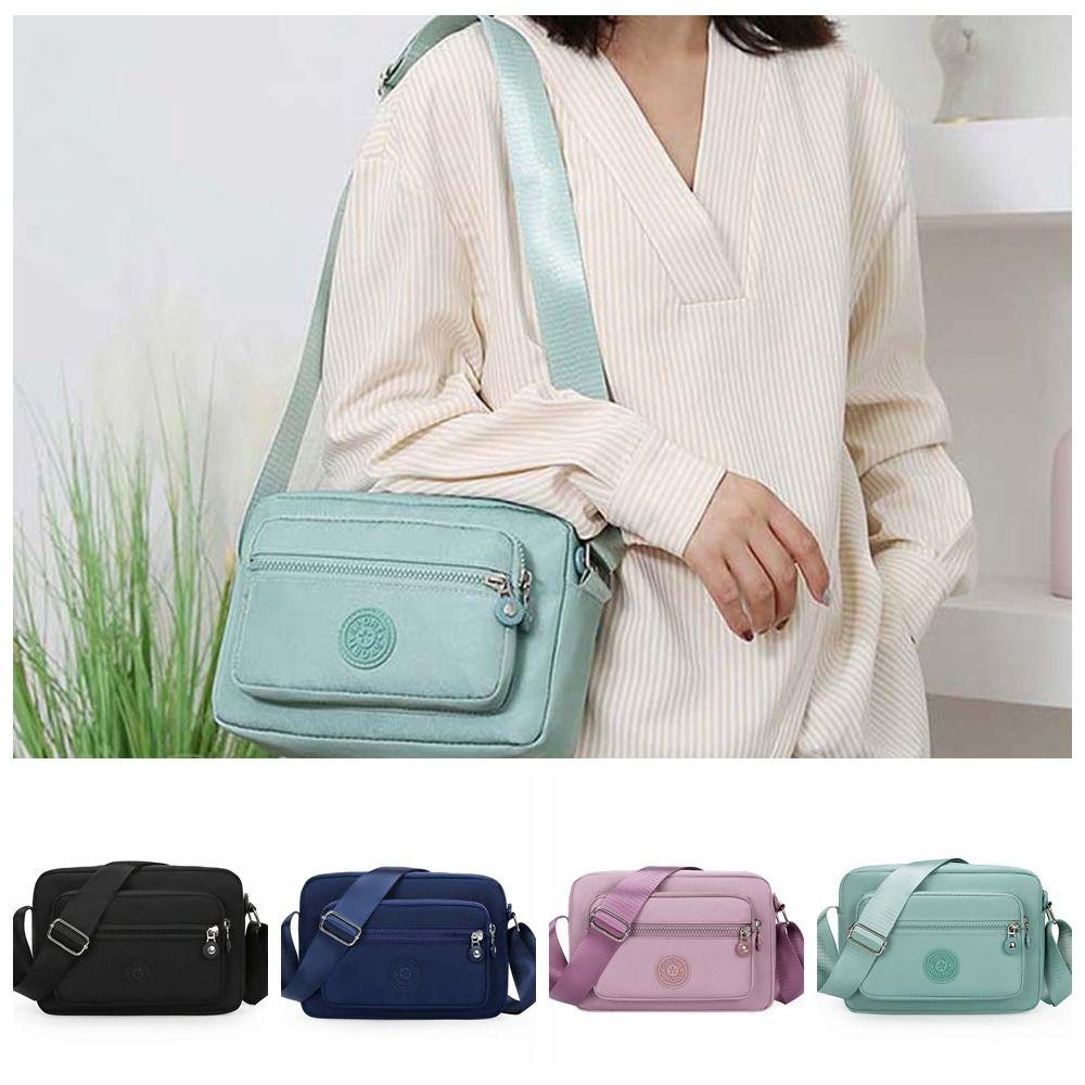 Soft Mom Shoulder Bag Wide Strap Middle-aged Crossbody Bag Storage Bag Nylon Square Bag Work чорний
Soft Mom Shoulder Bag Wide Strap Middle-aged Crossbody Bag Storage Bag Nylon Square Bag Work чорний