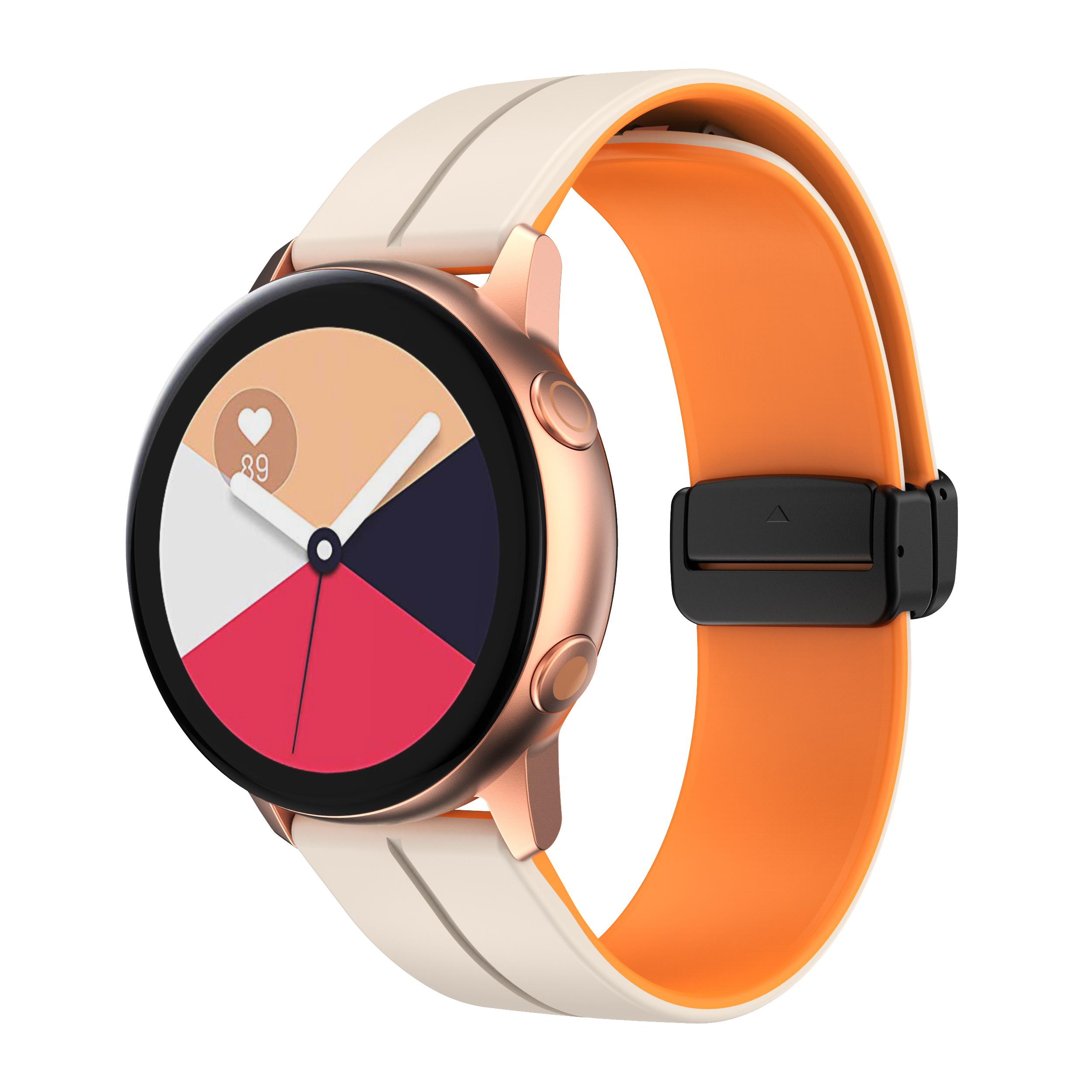 Watch Band for Huawei Watch 4/Watch 4 Pro/Watch 3/Watch 3 Pro ,22mm Silicone Dual Color Strap with Black Magnetic Buckle White+Baby Blue
Watch Band for Huawei Watch 4/Watch 4 Pro/Watch 3/Watch 3 Pro ,22mm Silicone Dual Color Strap with Black Magnetic Buckle White+Baby Blue