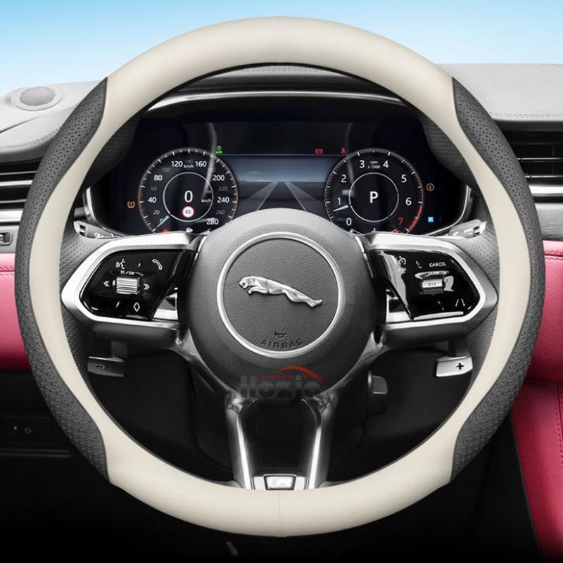 Leather Car Steering Wheel Cover for Jaguar X F S Type XF 250 260 XE XFR E F I Face Xj X350 X351 Xjl Accessories
Leather Car Steering Wheel Cover for Jaguar X F S Type XF 250 260 XE XFR E F I Face Xj X350 X351 Xjl Accessories