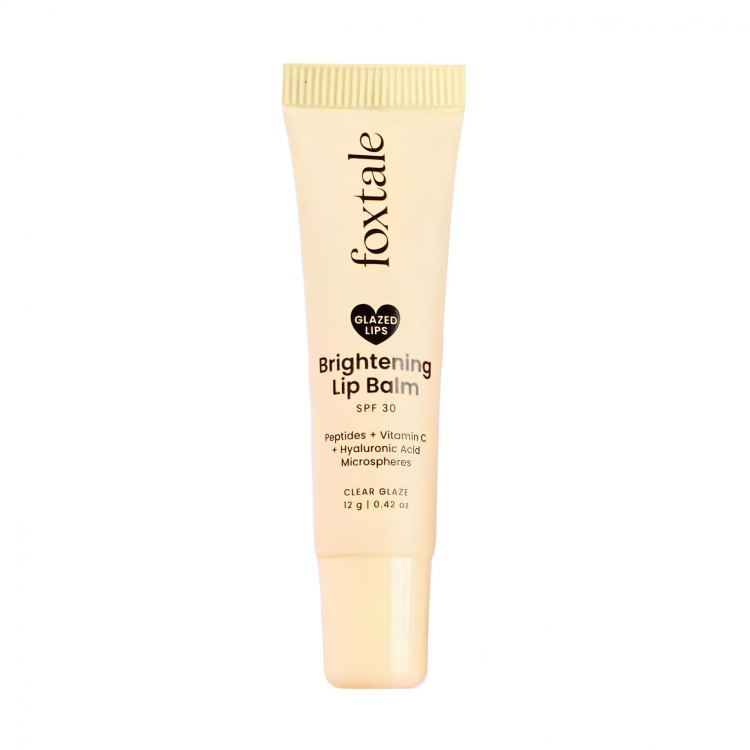 Осветляющий бальзам для губ SPF 30: оттенок Прозрачный (12 г), Brightening Lip Balm SPF 30 Clear Glaze, Foxtale
Осветляющий бальзам для губ SPF 30: оттенок Прозрачный (12 г), Brightening Lip Balm SPF 30 Clear Glaze, Foxtale