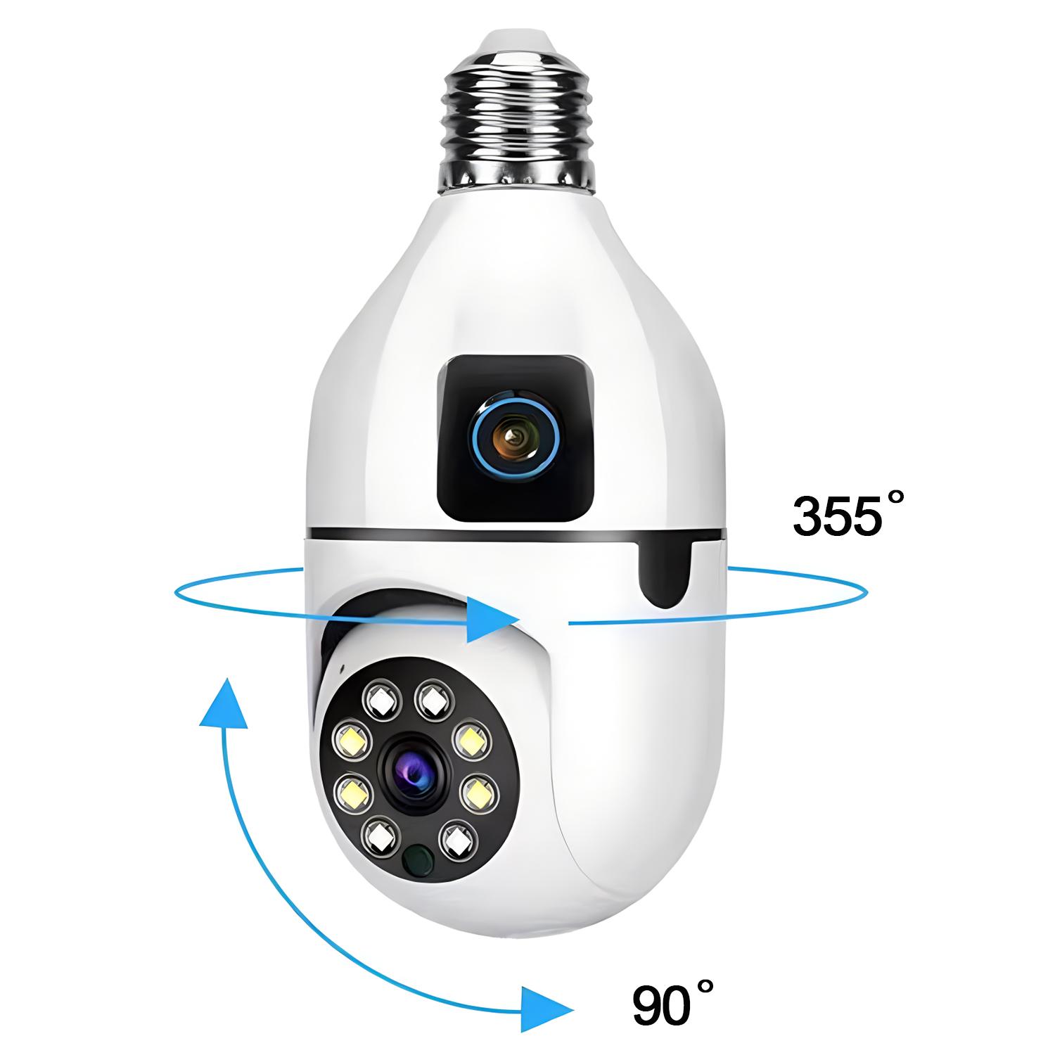 4K 1080P IP Camera Dual Lens PTZ Wifi Camera Dual Screen Auto Tracking Two Way Audio Color Night Vision Security Camera white
4K 1080P IP Camera Dual Lens PTZ Wifi Camera Dual Screen Auto Tracking Two Way Audio Color Night Vision Security Camera white