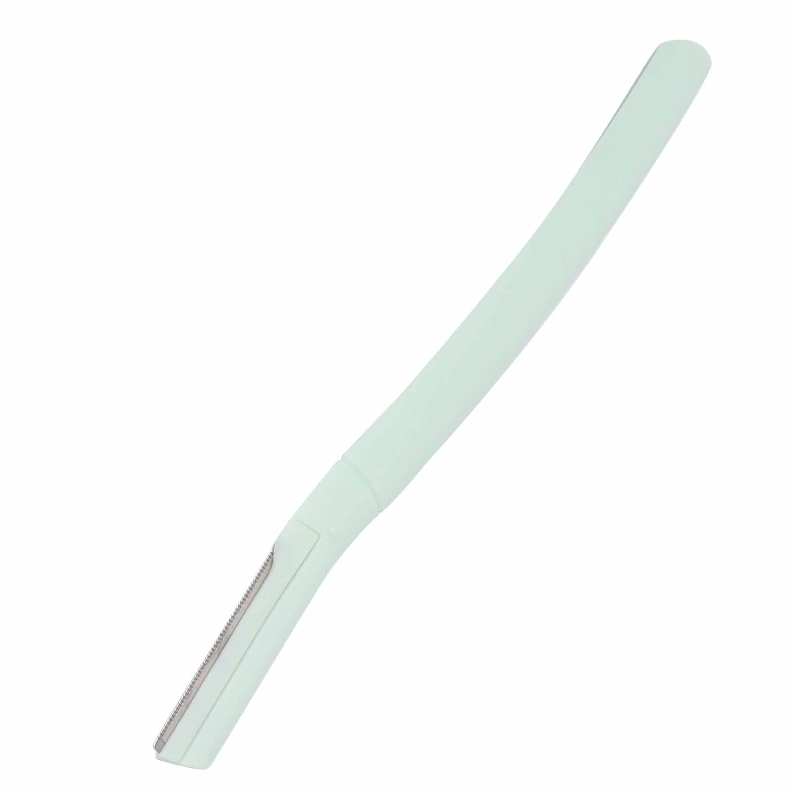 Eyebrow Trimmer Stainless Steel Non Slip Green Eyebrow Shaver with Safety Cover for Eyebrow Facial Shaving 
Eyebrow Trimmer Stainless Steel Non Slip Green Eyebrow Shaver with Safety Cover for Eyebrow Facial Shaving