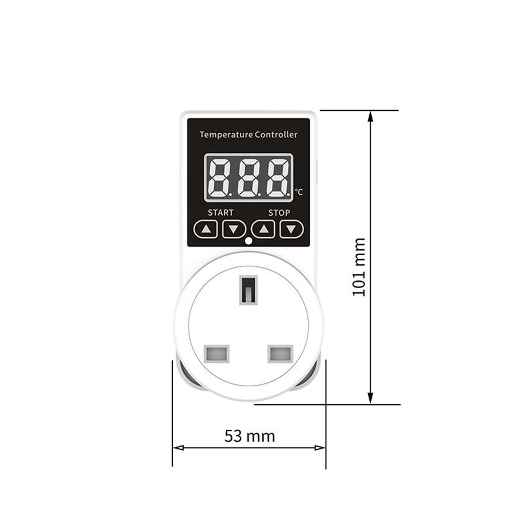 Temp Controller Thermostat Socket White User Friendly Temperature Tool -20 C To 120 C Range 1.8 M Cable Sensor
Temp Controller Thermostat Socket White User Friendly Temperature Tool -20 C To 120 C Range 1.8 M Cable Sensor