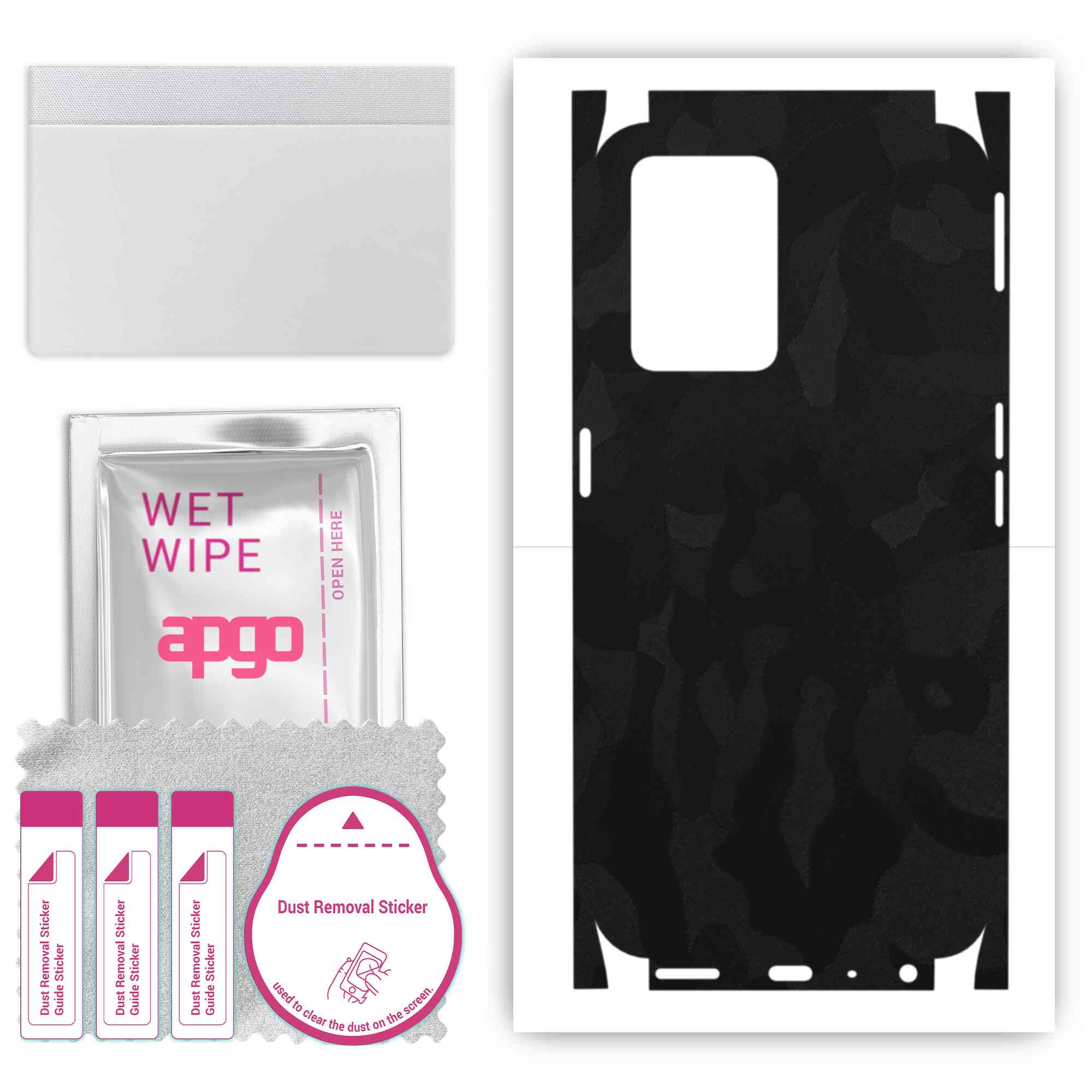 apgo Protective Skin Sticker for the back+sides compatible with OnePlus Nord CE 2 Lite, Full Wrap Film, Foil, Vinyl - Pattern Black Camo
apgo Protective Skin Sticker for the back+sides compatible with OnePlus Nord CE 2 Lite, Full Wrap Film, Foil, Vinyl - Pattern Black Camo