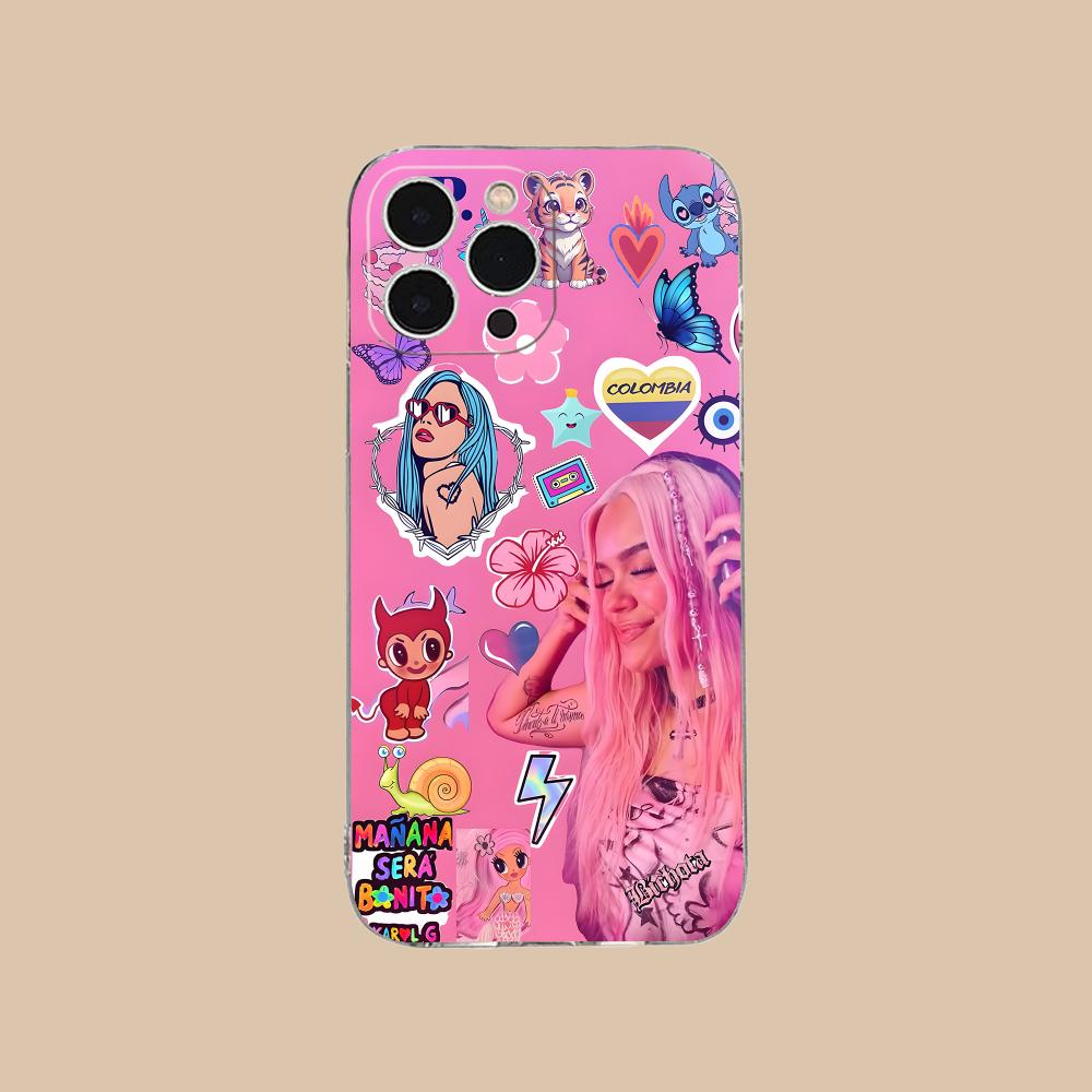 Karol G Latino Mobile Cell Phone Case for iPhone 17 16 15 14 13 12 11 X XR XS Air Pro Max Plus Mini Clear Colorful Cover Pretty iPhone XS Max
Karol G Latino Mobile Cell Phone Case for iPhone 17 16 15 14 13 12 11 X XR XS Air Pro Max Plus Mini Clear Colorful Cover Pretty iPhone XS Max