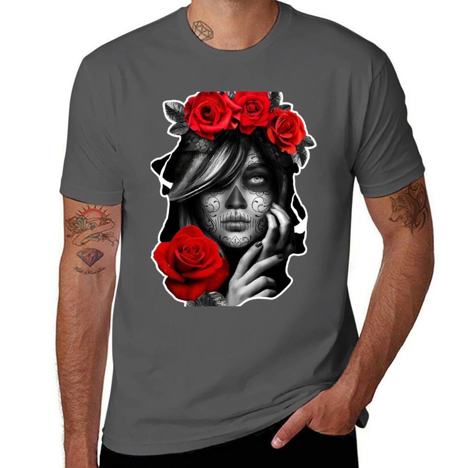 Day Of The Dead Woman TShirt Plus Size Basic Cotton TShirt 4XL
Day Of The Dead Woman TShirt Plus Size Basic Cotton TShirt 4XL