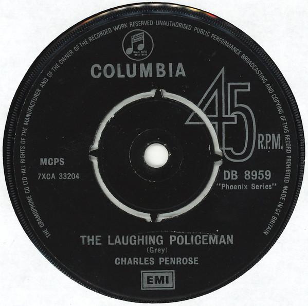 7inch Record CHARLES PENROSE / GEORGE FORMBY / S - The Laughing Policeman / The Window DB8959 Columbia 1972 UK Comedy & Spoken Word Used
7inch Record CHARLES PENROSE / GEORGE FORMBY / S - The Laughing Policeman / The Window DB8959 Columbia 1972 UK Comedy & Spoken Word Used