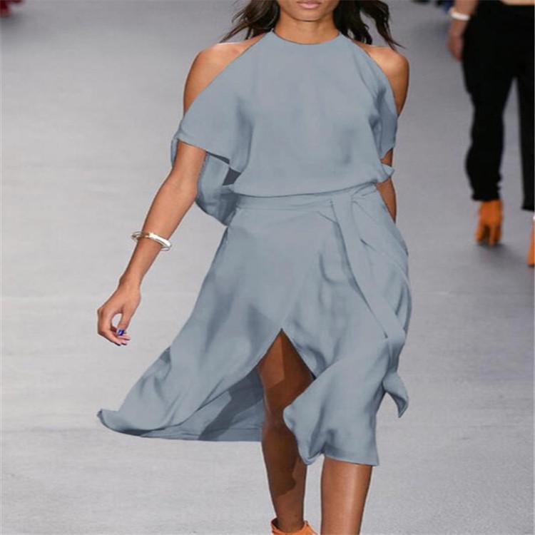 2025 European Multi-color Sleeveless Sexy Long Slit Dress Small серый
2025 European Multi-color Sleeveless Sexy Long Slit Dress Small серый