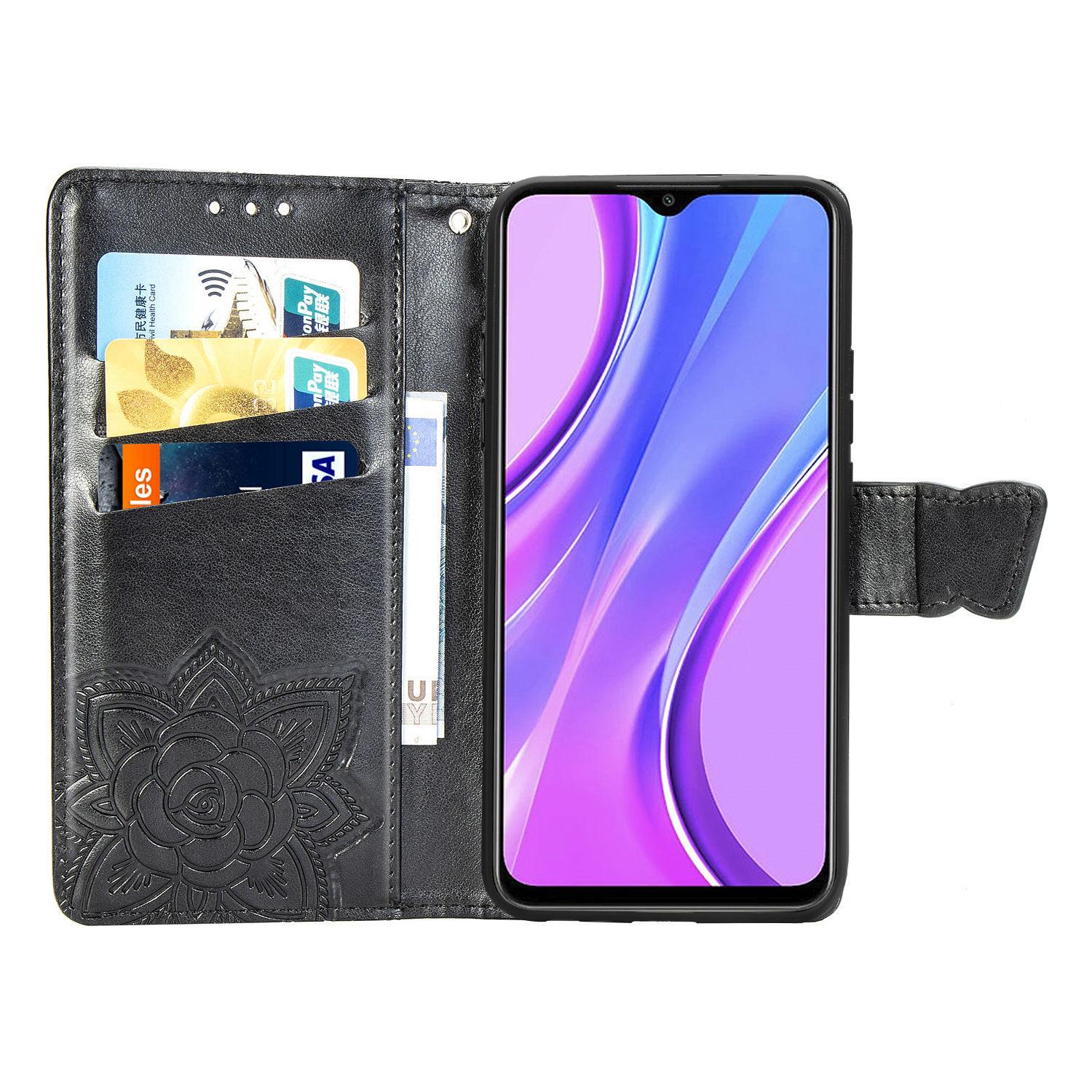Чохол-підставка з PU шкірою з магнітною застібкою для телефону Xiaomi Redmi 9 із відбитком візерунка метелика Black
Чохол-підставка з PU шкірою з магнітною застібкою для телефону Xiaomi Redmi 9 із відбитком візерунка метелика Black