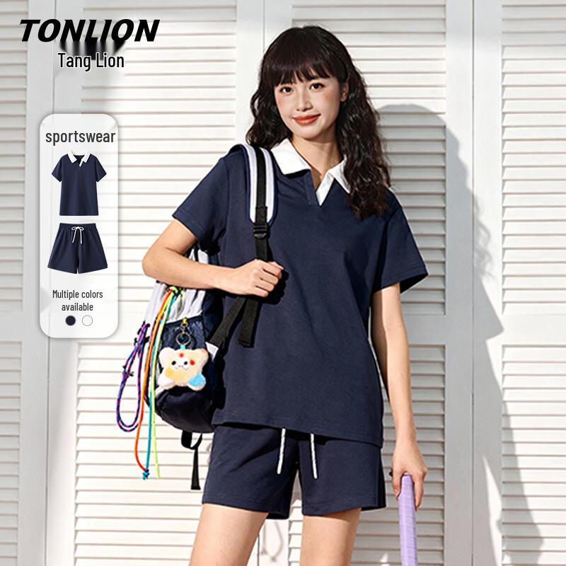 TonLion Polo Neck Short Sleeve Shorts Set XL
TonLion Polo Neck Short Sleeve Shorts Set XL