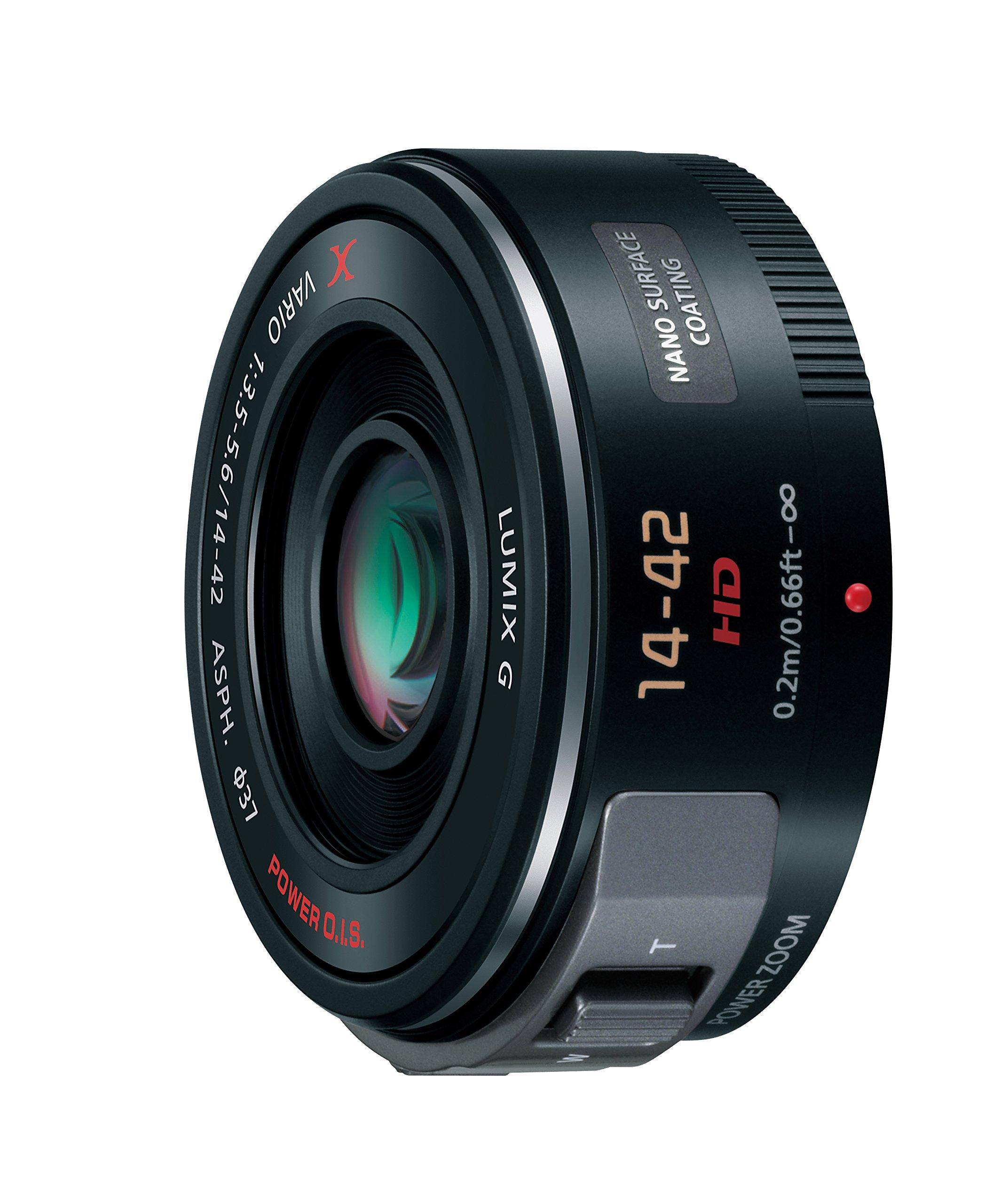 Panasonic Standard Zoom Lens for Micro Four Thirds Lumix G X VARIO PZ Black 14-42mm/F3.5-5.6 ASPH./POWER O.I.S. H-PS14042-K чорний
Panasonic Standard Zoom Lens for Micro Four Thirds Lumix G X VARIO PZ Black 14-42mm/F3.5-5.6 ASPH./POWER O.I.S. H-PS14042-K чорний