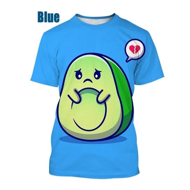 3D printed avocado pattern T-shirt for women, short sleeved casual personalized fruit T-shirt 4XL
3D printed avocado pattern T-shirt for women, short sleeved casual personalized fruit T-shirt 4XL