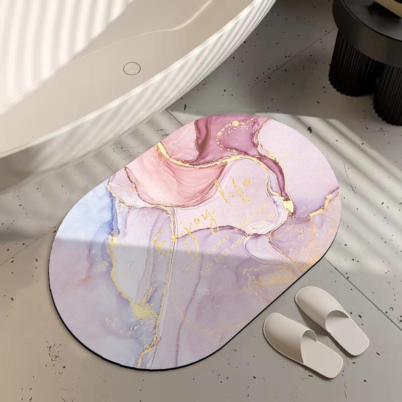 Коврик для ванной Нескользящий коврик для пола Впитывающий диатомовый ил Коврики для ног Имитация мрамора Домашний декор Коврик для туалета и душевой зоны 1pc 50x80cm
Коврик для ванной Нескользящий коврик для пола Впитывающий диатомовый ил Коврики для ног Имитация мрамора Домашний декор Коврик для туалета и душевой зоны 1pc 50x80cm