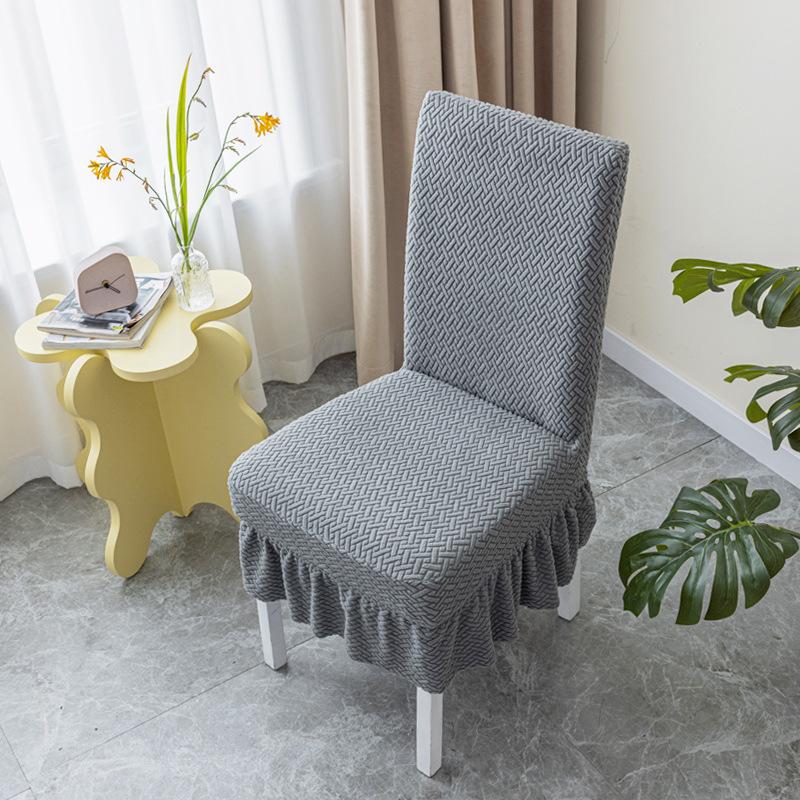 New Short Skirt Household Chair Cover Backrest Integrated Dining Chair Cover Universal Bench Cover Seat Cover Elastic Dining Table Chair Cover 42*38*38cm
New Short Skirt Household Chair Cover Backrest Integrated Dining Chair Cover Universal Bench Cover Seat Cover Elastic Dining Table Chair Cover 42*38*38cm