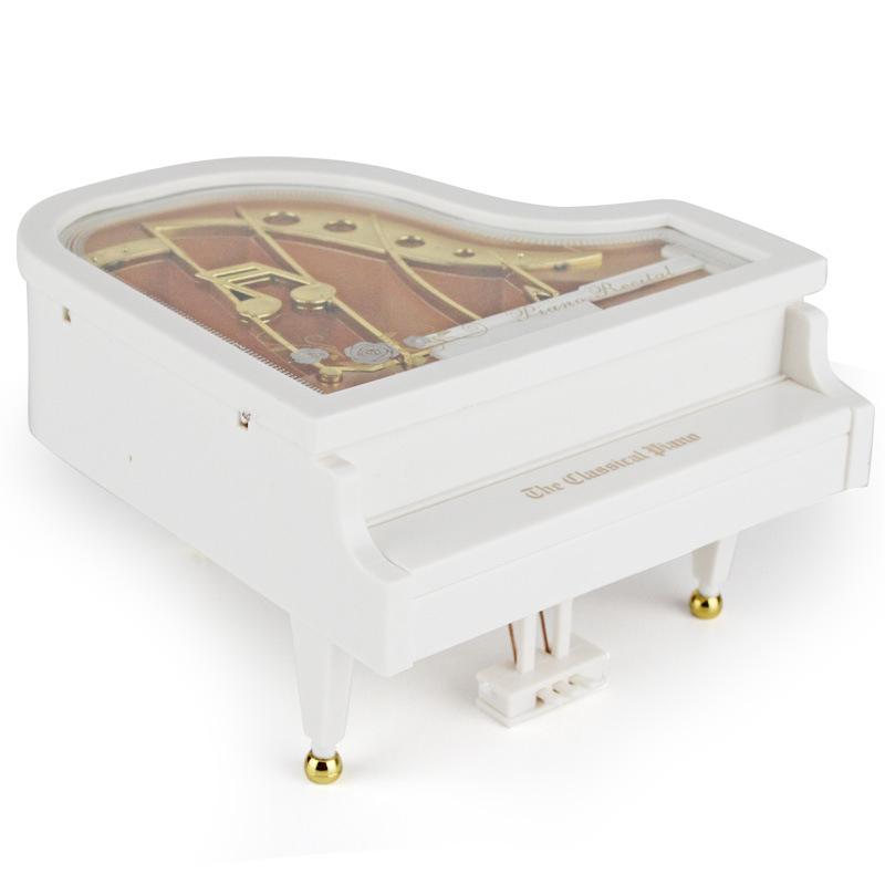 Romantic Piano Music Box Desktop Ornament Crafts for Room Decoration Type A
Romantic Piano Music Box Desktop Ornament Crafts for Room Decoration Type A