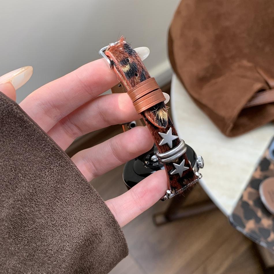 18/20/22MM Watch Bands For Samsung Galaxy Watch 8/7/4 6 Classic 5 Pro Leopard Star Rivet Leather Strap For Amazfit Bip/GTS GT2 18MM
18/20/22MM Watch Bands For Samsung Galaxy Watch 8/7/4 6 Classic 5 Pro Leopard Star Rivet Leather Strap For Amazfit Bip/GTS GT2 18MM