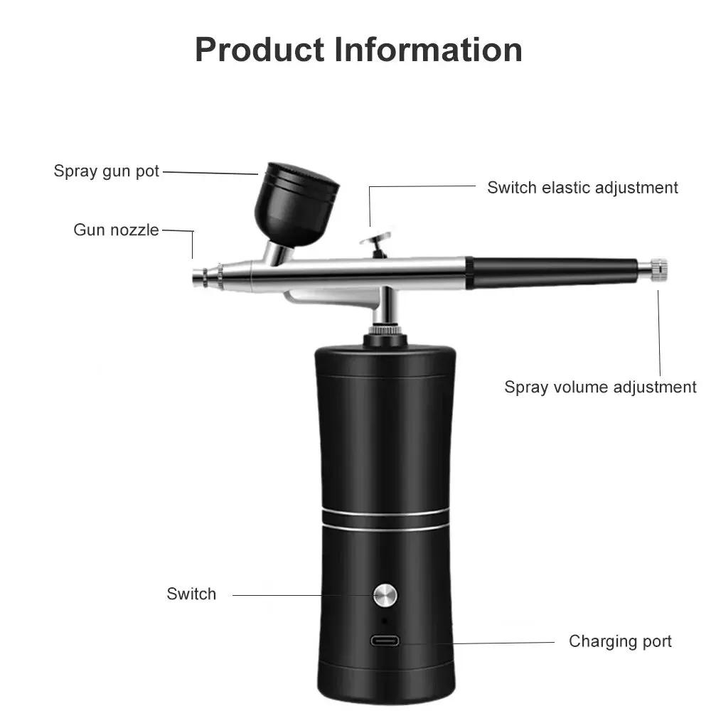 7.4v Airbrush Nail With Compressor Portable Air Brush Nails Compressor For Nail Art Painting Airbrush Compressor Paint Crafts
7.4v Airbrush Nail With Compressor Portable Air Brush Nails Compressor For Nail Art Painting Airbrush Compressor Paint Crafts