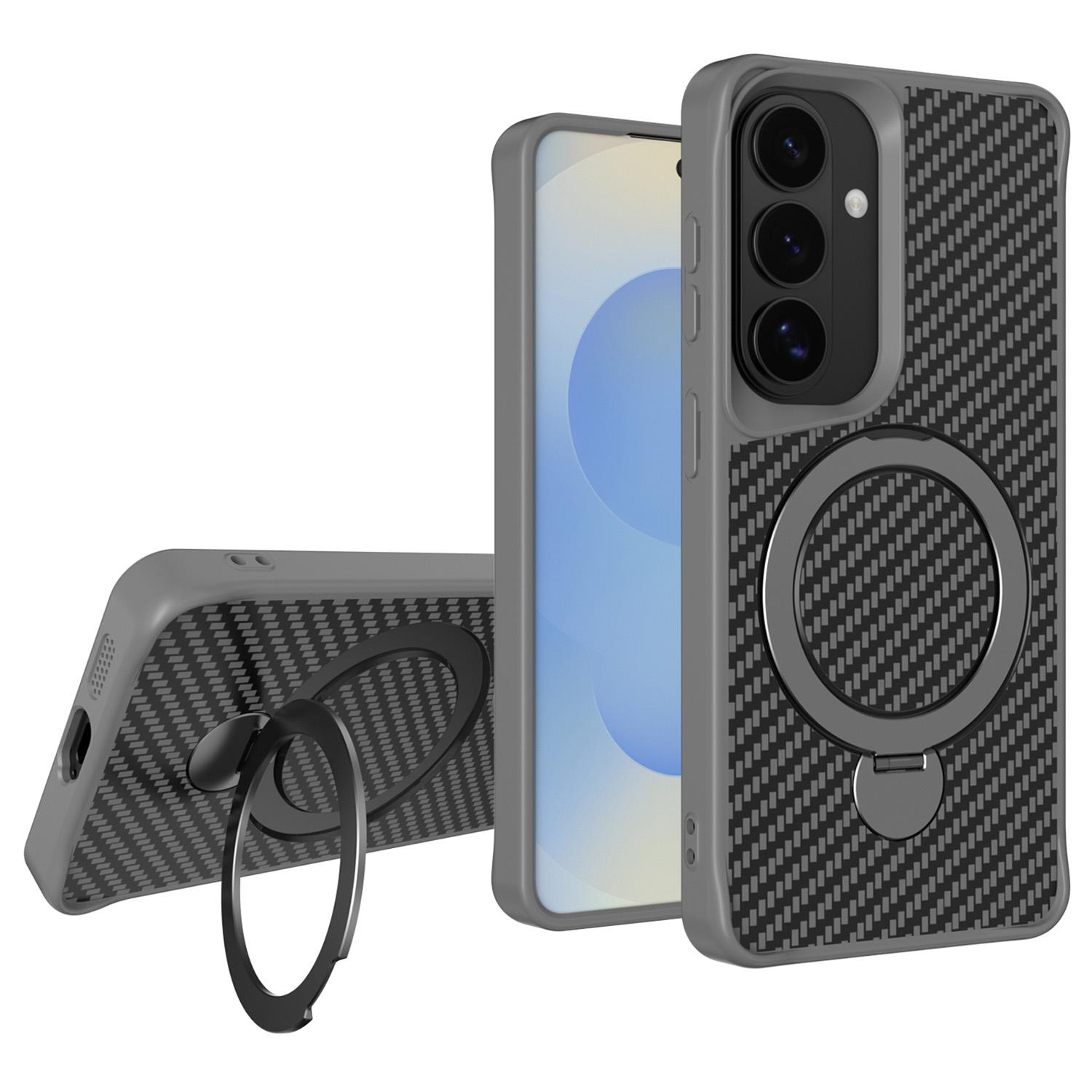 For Samsung Galaxy A35 5G Phone Case with Magnetic Kickstand TPU + PC Carbon Fiber Back Cover
For Samsung Galaxy A35 5G Phone Case with Magnetic Kickstand TPU + PC Carbon Fiber Back Cover