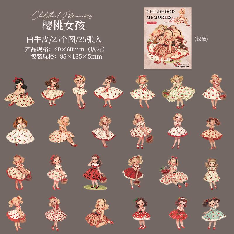 Journal GO 25pcs Childhood Memories Stickers Kawaii Character Decals for Journal Scrapbooking Collage Planner Decorative Assets
Journal GO 25pcs Childhood Memories Stickers Kawaii Character Decals for Journal Scrapbooking Collage Planner Decorative Assets