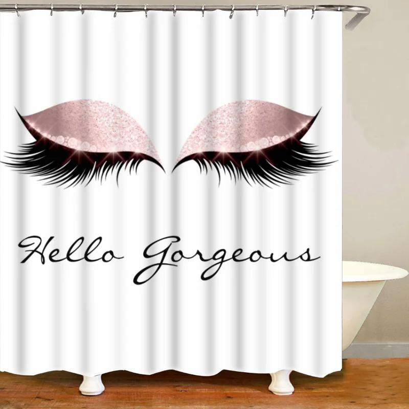 Girly Rose Gold Eyelash Makeup Shower Curtains Bath Curtain Spark Rose Drip Bathroom Curtains Eye Lash Beauty Salon Home Decor W60H190(CM)-1 Pcs
Girly Rose Gold Eyelash Makeup Shower Curtains Bath Curtain Spark Rose Drip Bathroom Curtains Eye Lash Beauty Salon Home Decor W60H190(CM)-1 Pcs