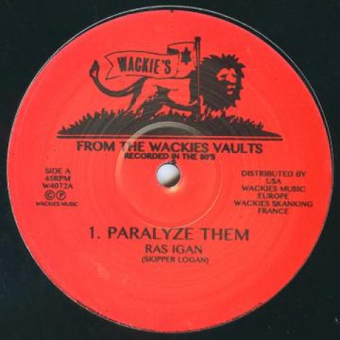 12inch Record RAS IGAN / WACKIES RHYTHM FORCE - Paralyze Them / Paralyze Dubwise; P W4072 Wackies 2016 Europe Reggae, Ska & Dub Used
12inch Record RAS IGAN / WACKIES RHYTHM FORCE - Paralyze Them / Paralyze Dubwise; P W4072 Wackies 2016 Europe Reggae, Ska & Dub Used