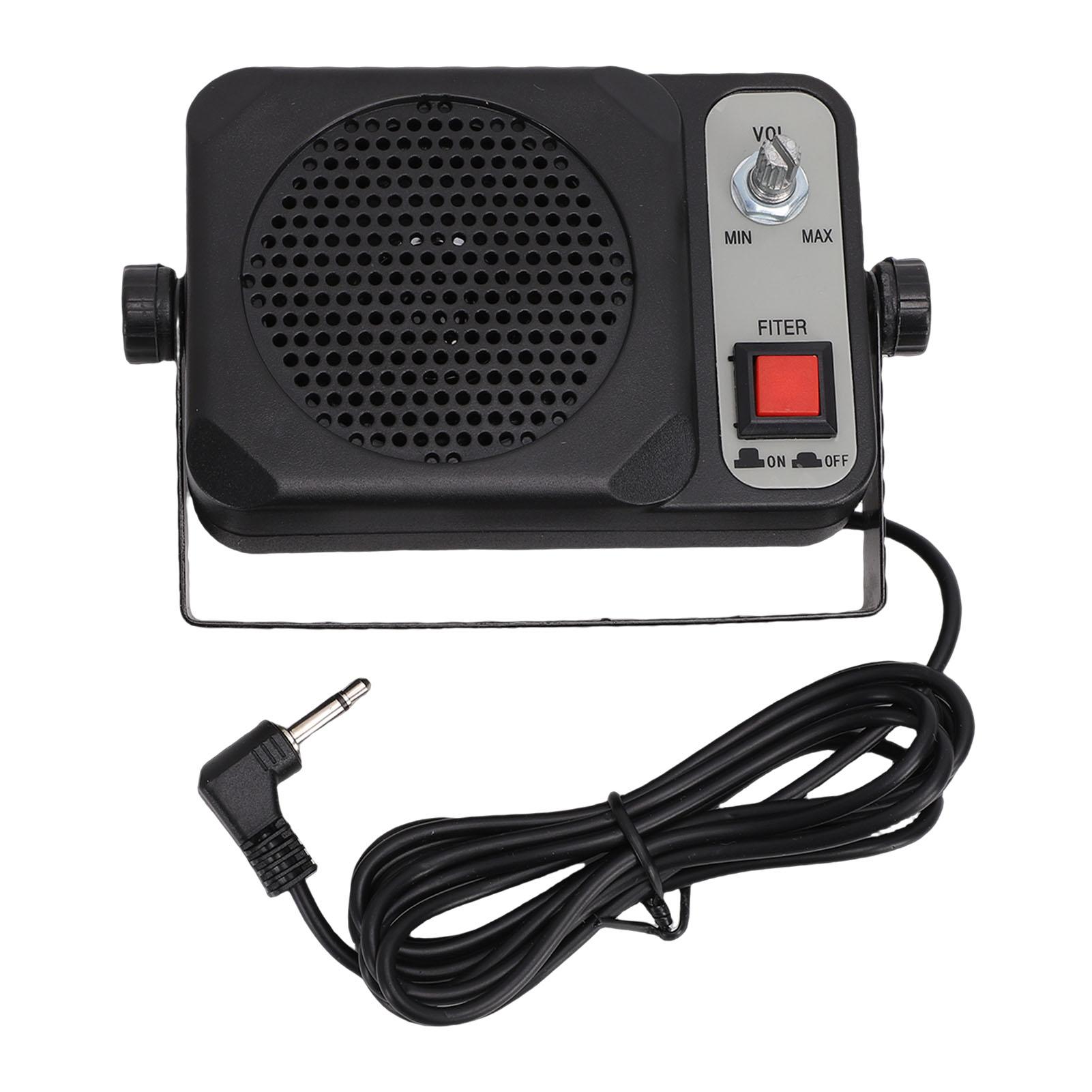 External Speaker 3.5mm Plug 1.5W 8 Ohm for Car Ham Radio CB Radio Plug and Play with 2 Screws
External Speaker 3.5mm Plug 1.5W 8 Ohm for Car Ham Radio CB Radio Plug and Play with 2 Screws