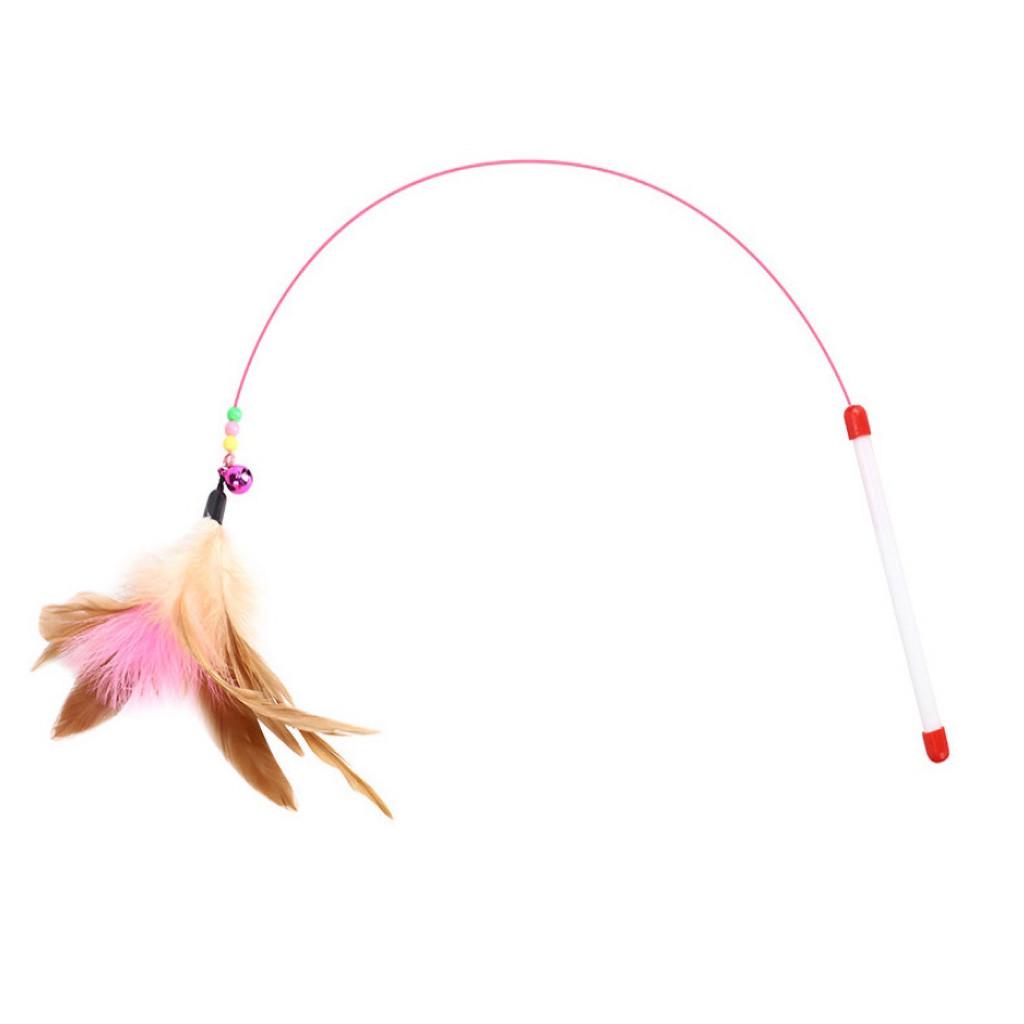 Feather Dangler Bell Wand Teaser Rod Play Pet Game Toys розовый
Feather Dangler Bell Wand Teaser Rod Play Pet Game Toys розовый