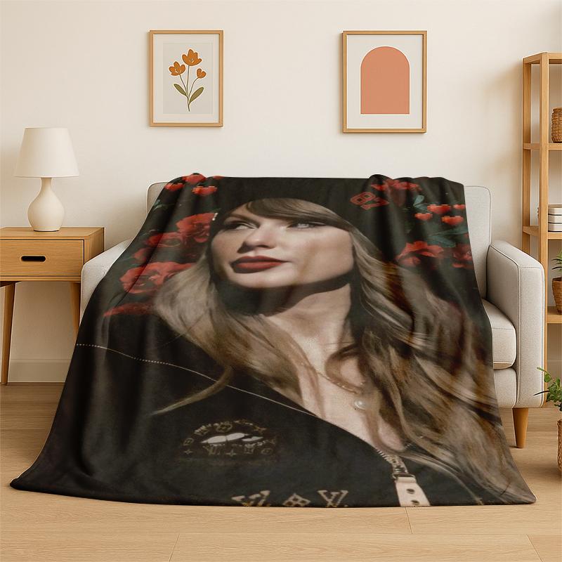 Singer T-Taylor Singer Music Flannel Blanket Soft Warm Throw Blanket for Bedroom Living Room Bed Travel Camping Picnic Gift 75x90cm
Singer T-Taylor Singer Music Flannel Blanket Soft Warm Throw Blanket for Bedroom Living Room Bed Travel Camping Picnic Gift 75x90cm