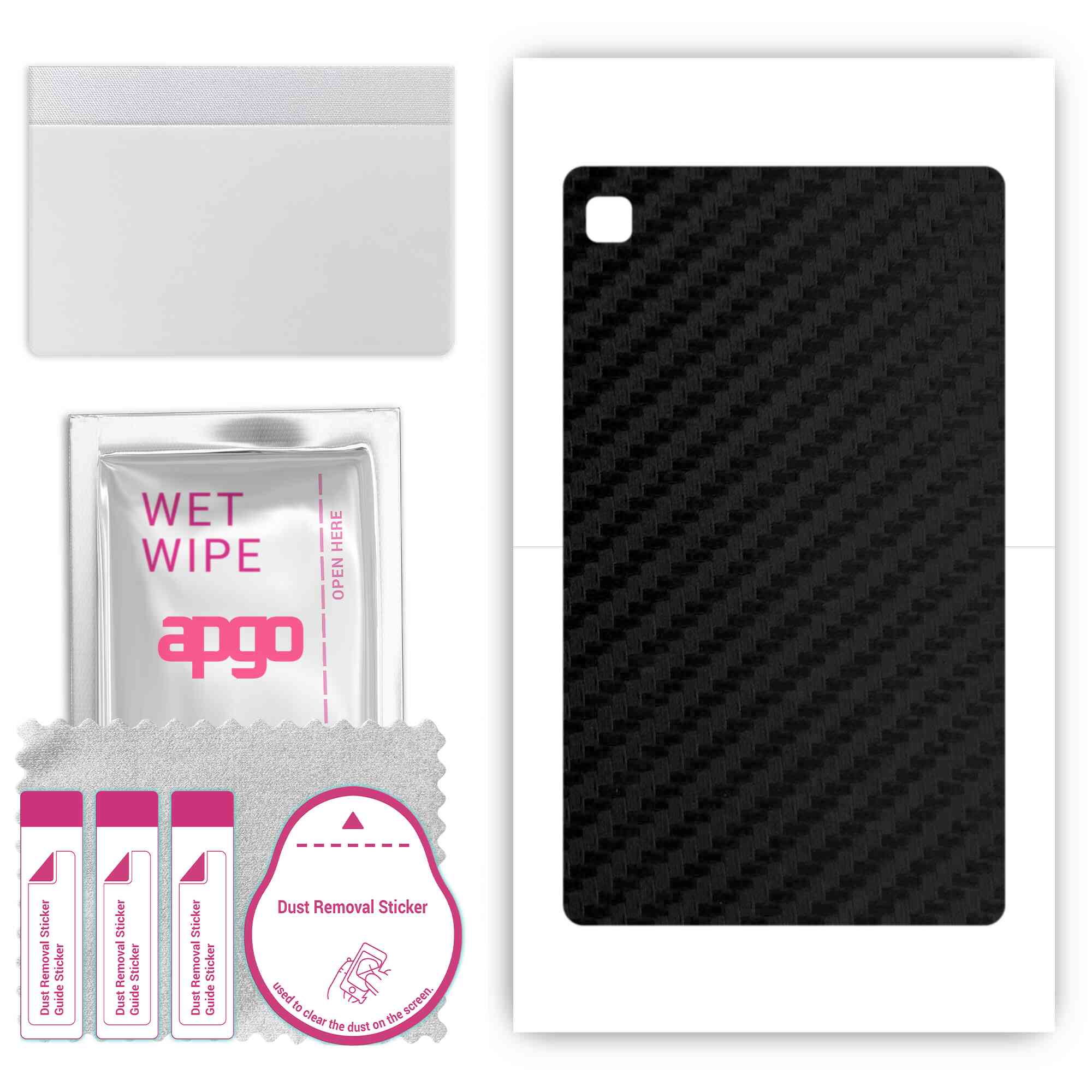 apgo Protective Skin Sticker for the back compatible with Teclast P20, Wrap Film, Foil, Vinyl - Pattern Carbon Black
apgo Protective Skin Sticker for the back compatible with Teclast P20, Wrap Film, Foil, Vinyl - Pattern Carbon Black