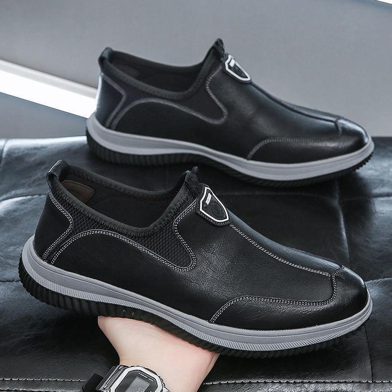 Soft leather board shoes spring men s soft leather business casual British style breathable one pedal middle-aged dad leather shoes 44
Soft leather board shoes spring men s soft leather business casual British style breathable one pedal middle-aged dad leather shoes 44