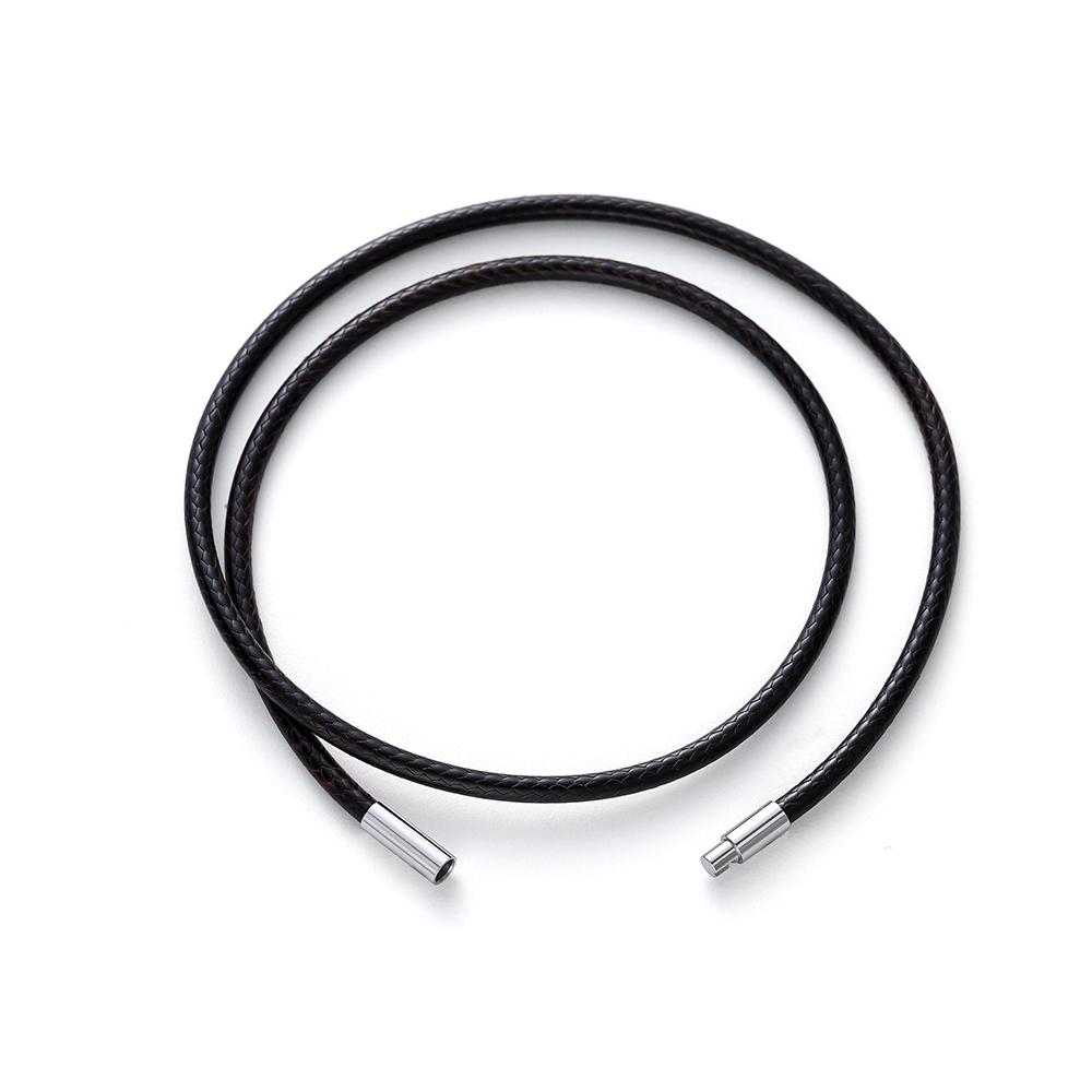 45/50/60cm Black Brown Braid Wax Cord DIY Pendant Necklace Jewelry Making Handmade Leather Rope Steel Clasp String Chain 45cm x 1.0mm
45/50/60cm Black Brown Braid Wax Cord DIY Pendant Necklace Jewelry Making Handmade Leather Rope Steel Clasp String Chain 45cm x 1.0mm