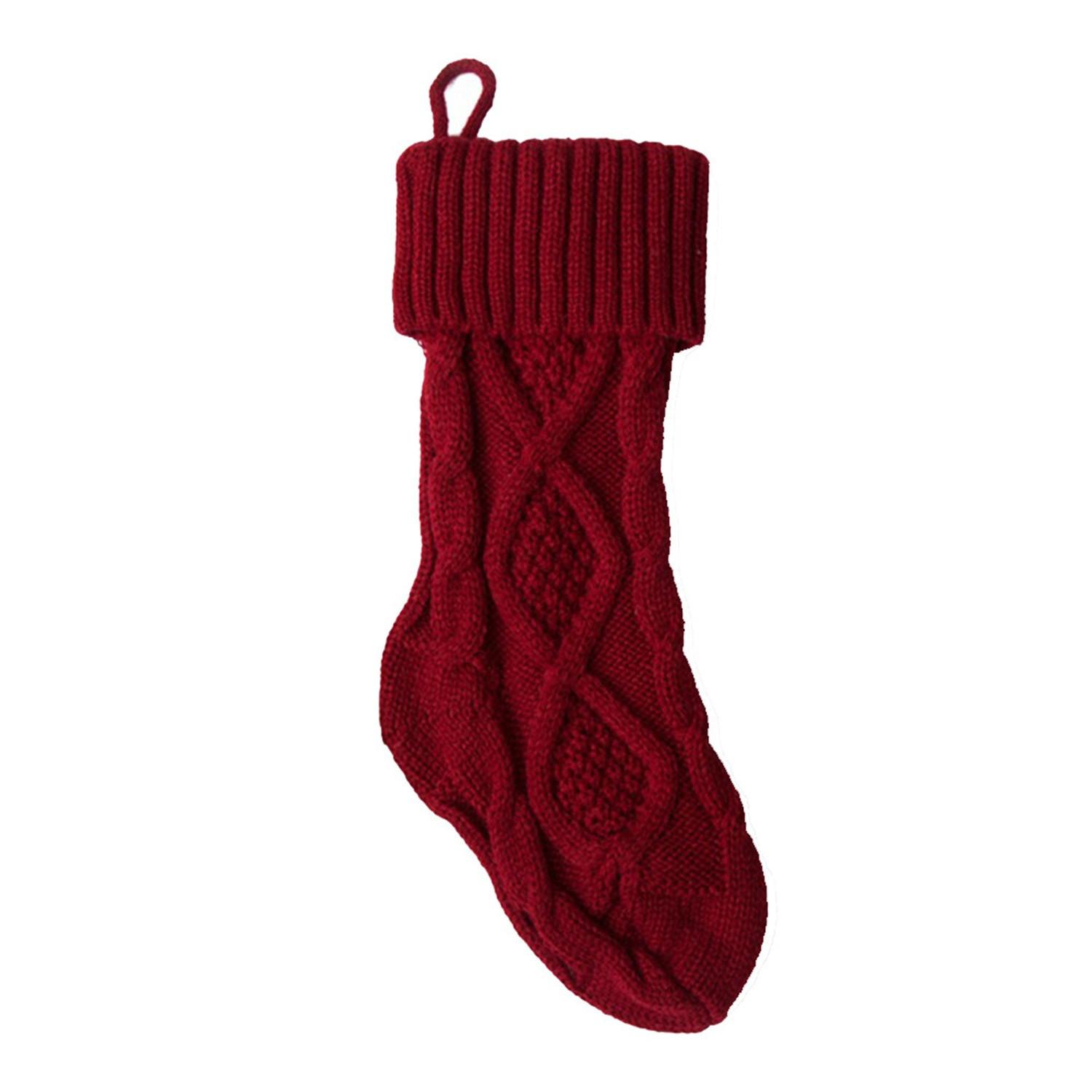 Christmas Stockings Knitted Xmas Stockings 18 Inches Double-Sided Fireplace Hanging Stockings For Family Christmas Decoration червоний
Christmas Stockings Knitted Xmas Stockings 18 Inches Double-Sided Fireplace Hanging Stockings For Family Christmas Decoration червоний