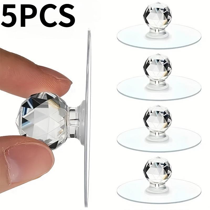 5/10pcs Round Self-Adhesive Push Pull Handles for Cabinet, Drawer,Wardrobes & Glass Door,Crystal Ball Design, Easy Installation
5/10pcs Round Self-Adhesive Push Pull Handles for Cabinet, Drawer,Wardrobes & Glass Door,Crystal Ball Design, Easy Installation