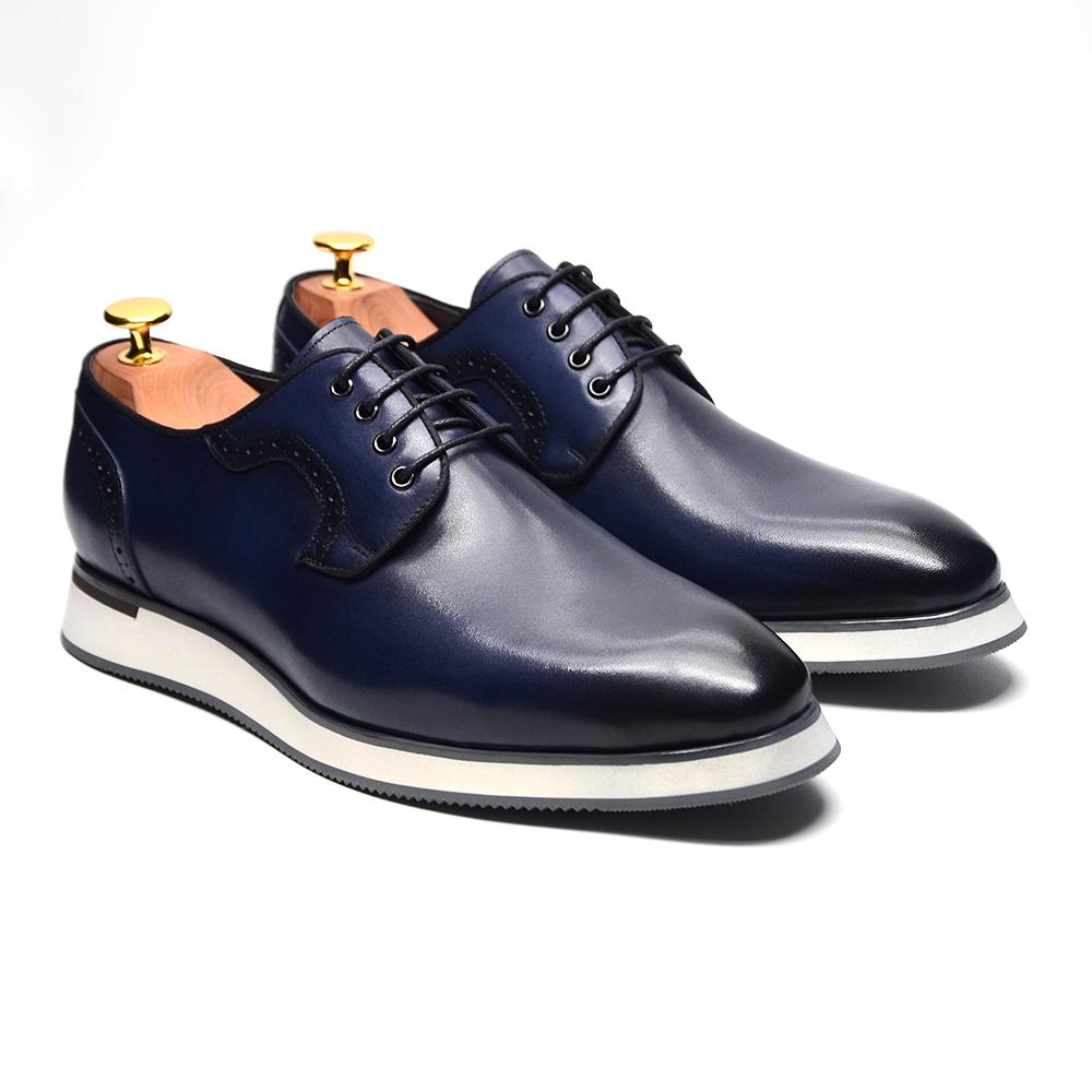 EU Size 38 To 46 Fashion Casual Derby Shoes Mens Genuine Leather Original Comfortable Sneakers Shopping Travel Shoes for Men 38 синій
EU Size 38 To 46 Fashion Casual Derby Shoes Mens Genuine Leather Original Comfortable Sneakers Shopping Travel Shoes for Men 38 синій