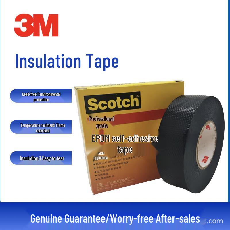 3M23 High Temp & Voltage Electrical Insulation Tape, 25mm*5m.
3M23 High Temp & Voltage Electrical Insulation Tape, 25mm*5m.