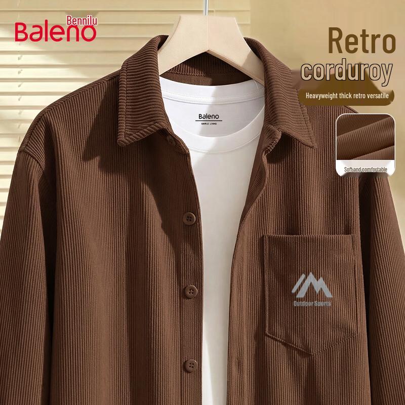 Мужская вельветовая рубашка с длинным рукавом Baleno 2XL
Мужская вельветовая рубашка с длинным рукавом Baleno 2XL