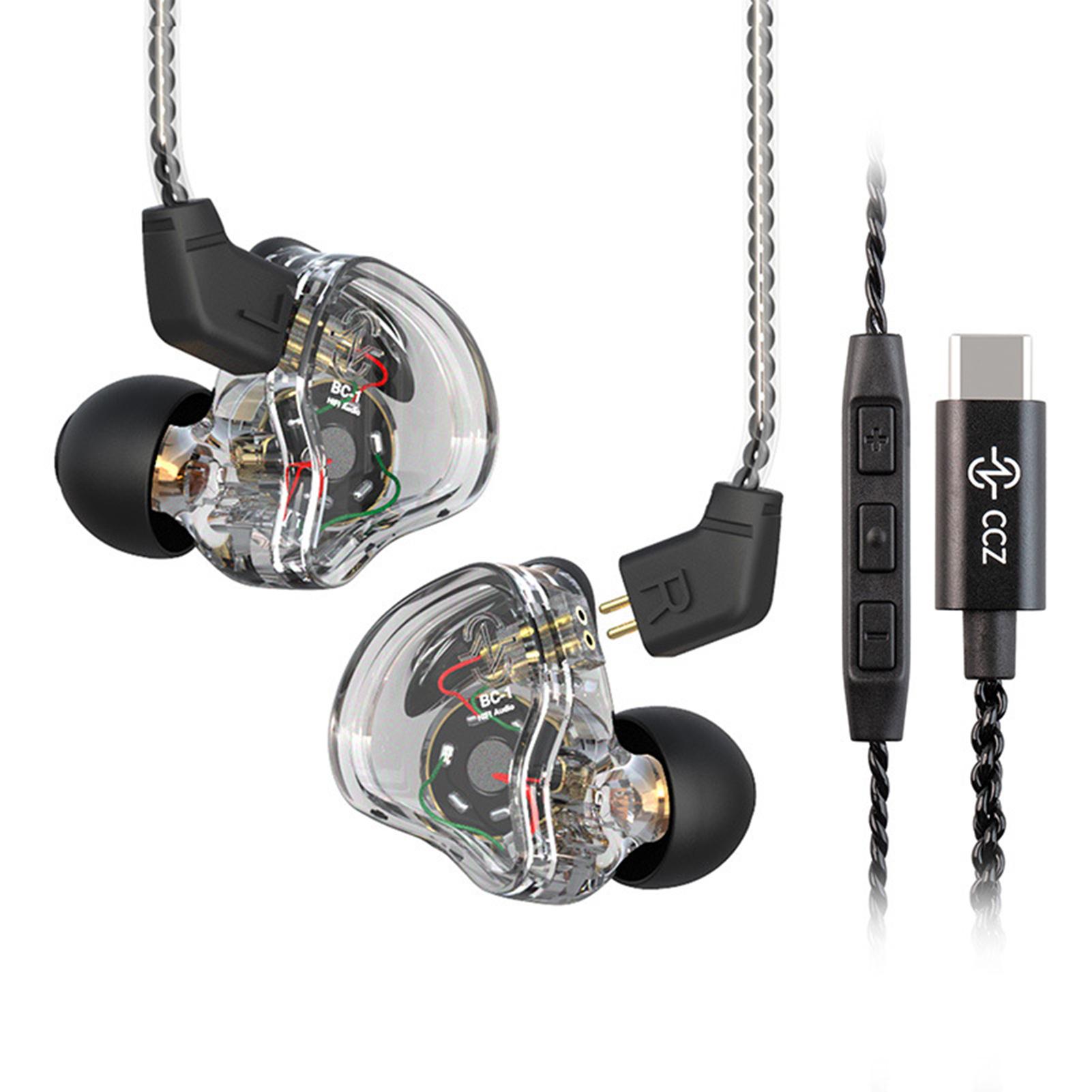 Навушники-вкладиші CCZ Melody In-Ear Monitor, динамічні навушники з шумопоглинанням та 10-мм динаміком B прозорий/чорний
Навушники-вкладиші CCZ Melody In-Ear Monitor, динамічні навушники з шумопоглинанням та 10-мм динаміком B прозорий/чорний