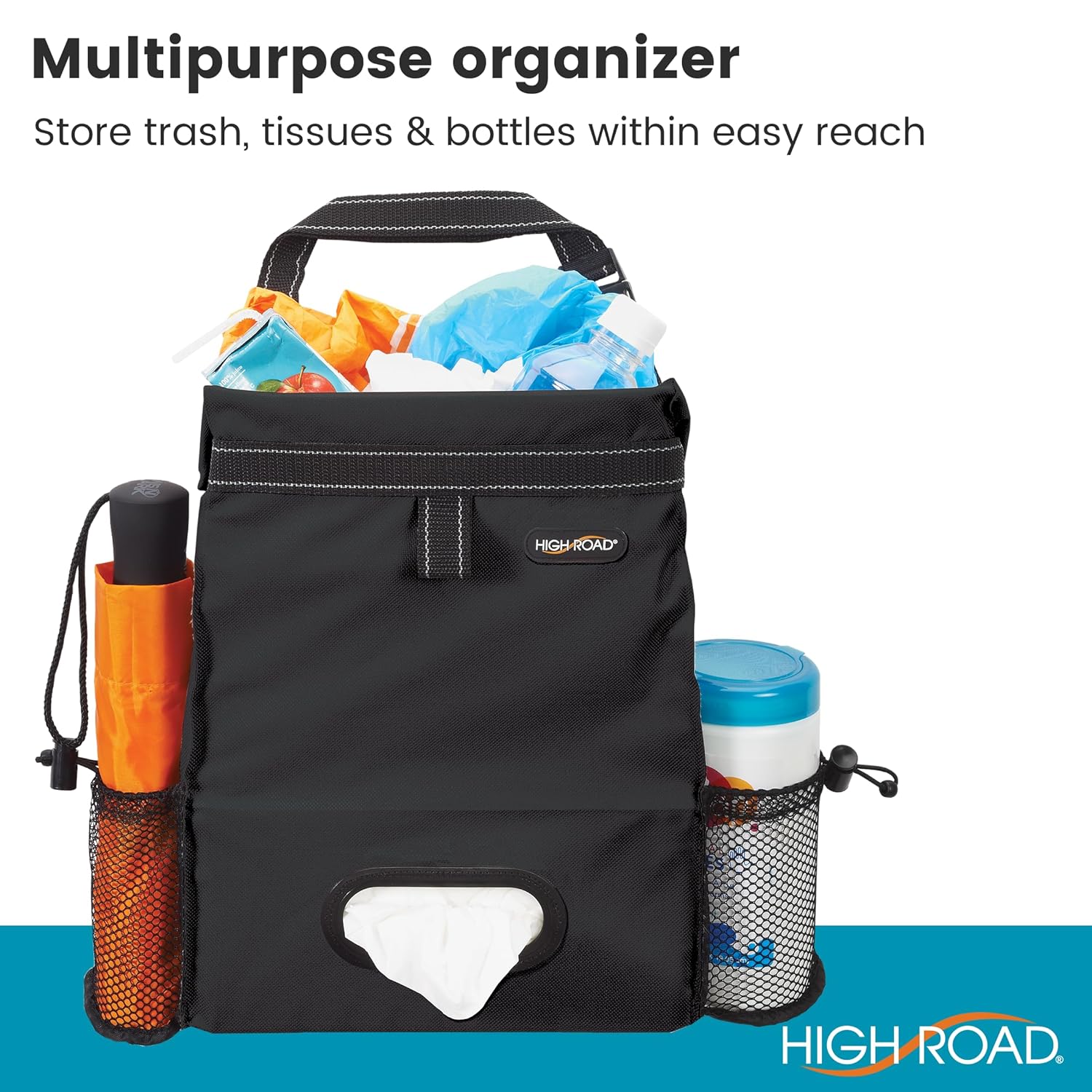 Car Organizer with Trash Bin, Tissue Holder & Bottle Storage - 2 Gal Leakproof with Push-Close Lid сірий колір
Car Organizer with Trash Bin, Tissue Holder & Bottle Storage - 2 Gal Leakproof with Push-Close Lid сірий колір