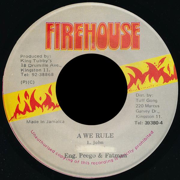 7inch Record LITTLE JOHN - A We Rule NONE Firehouse 1986 Jamaica Reggae, Ska & Dub Used
7inch Record LITTLE JOHN - A We Rule NONE Firehouse 1986 Jamaica Reggae, Ska & Dub Used
