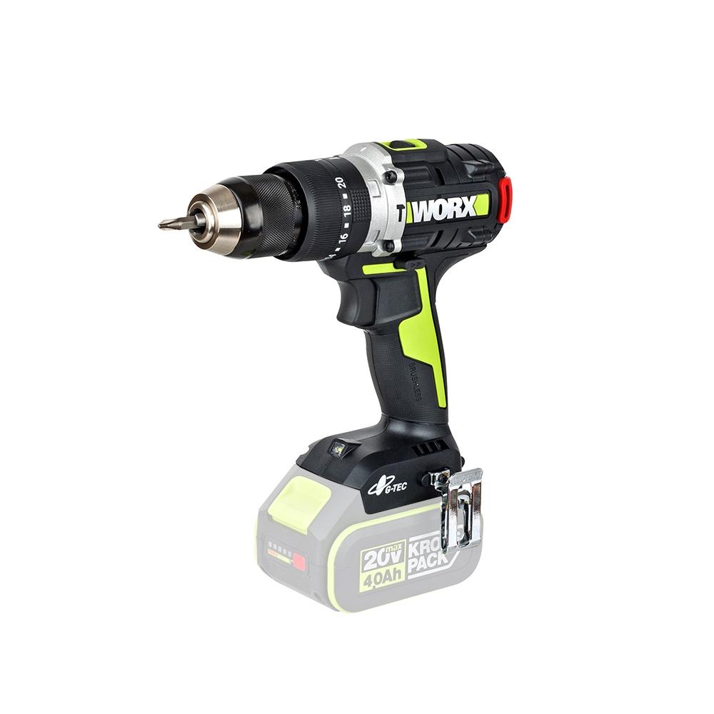 Аккумуляторная ударная дрель Works 20V BL Bear Tool WU377.9 
Аккумуляторная ударная дрель Works 20V BL Bear Tool WU377.9