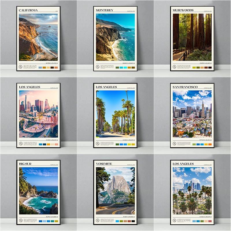 California Travel Scenery Poster Half Dome Long Beach Yosemite Muir Woods Canvas Painting Wall Art Picture Office Home Decor 21cm×30cm NoFrame
California Travel Scenery Poster Half Dome Long Beach Yosemite Muir Woods Canvas Painting Wall Art Picture Office Home Decor 21cm×30cm NoFrame