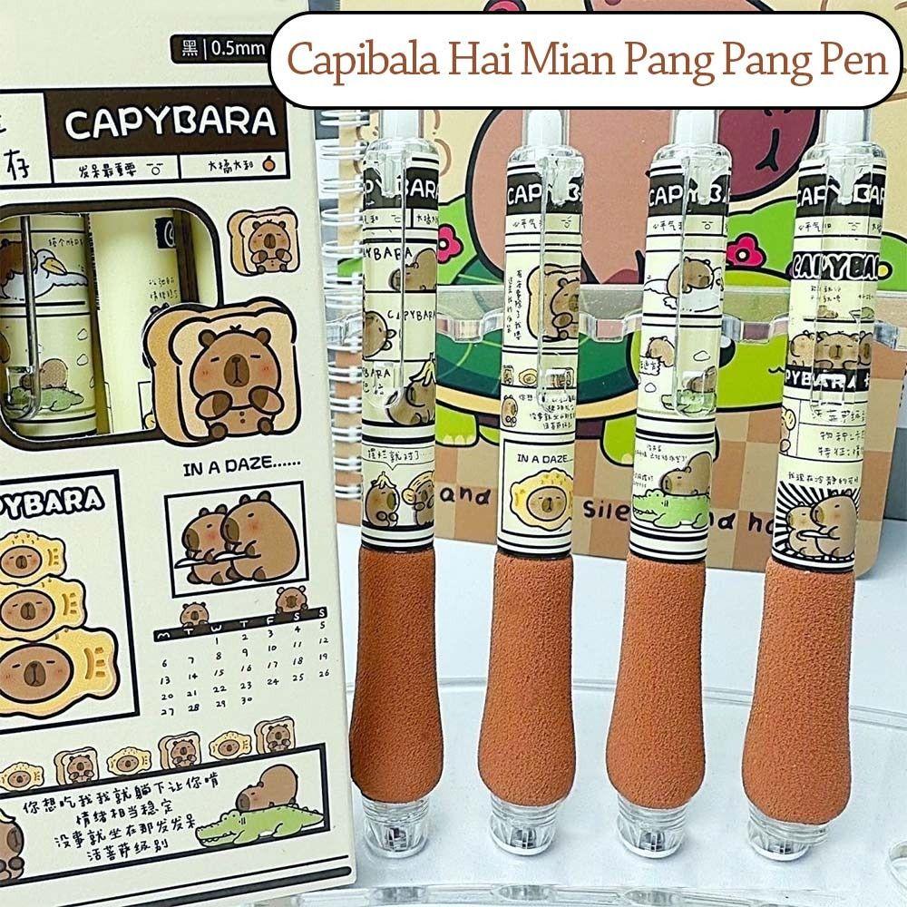 4Pcs ST Nib Capybara Gel Pen 0.5mm Signature Pen Portable Writing Neutral Pens Student Capybara
4Pcs ST Nib Capybara Gel Pen 0.5mm Signature Pen Portable Writing Neutral Pens Student Capybara