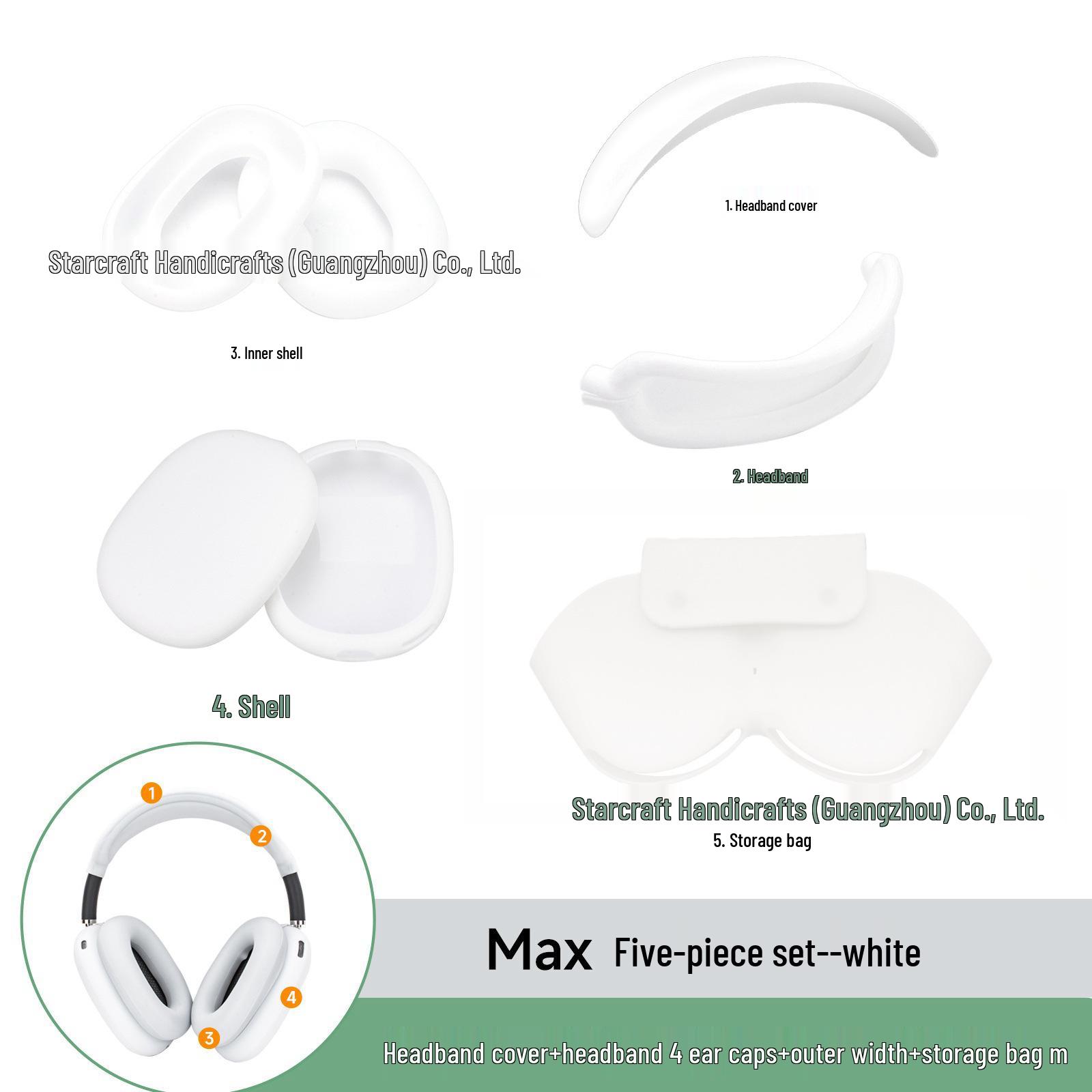 Силіконовий чохол для зберігання AirPods Max - М який захисний чохол для навушників Apple
Силіконовий чохол для зберігання AirPods Max - М який захисний чохол для навушників Apple