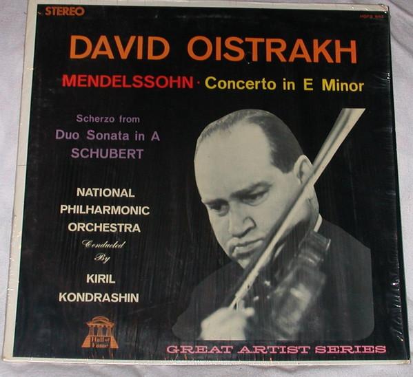 LP Record DAVID OISTRAKH Concerto In E Minor HOFS503 HALL OF FAME US Classical Used
LP Record DAVID OISTRAKH Concerto In E Minor HOFS503 HALL OF FAME US Classical Used