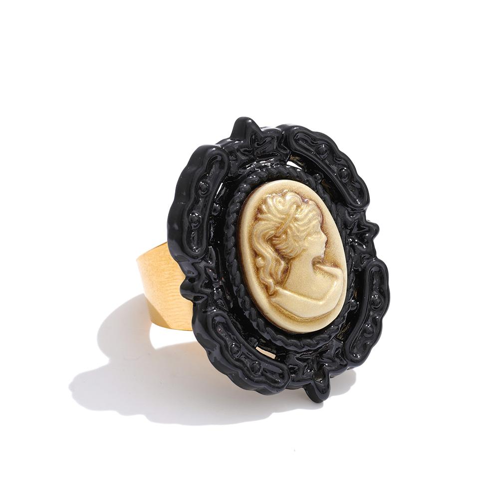 Yhpup Exclusive New Resin Pearls Portrait Oval Open Ring Stylish Unique Stainless Steel 18K Golden Plated Popular Jewelry Gift 7
Yhpup Exclusive New Resin Pearls Portrait Oval Open Ring Stylish Unique Stainless Steel 18K Golden Plated Popular Jewelry Gift 7