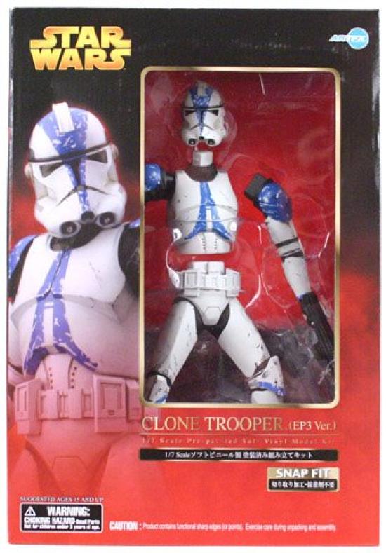 STAR WARS ARTFX CLONE TROOPER набор для простой сборки, окрашенный в мягкий винил (Эпизод 3 Вер.) 1/7
STAR WARS ARTFX CLONE TROOPER набор для простой сборки, окрашенный в мягкий винил (Эпизод 3 Вер.) 1/7