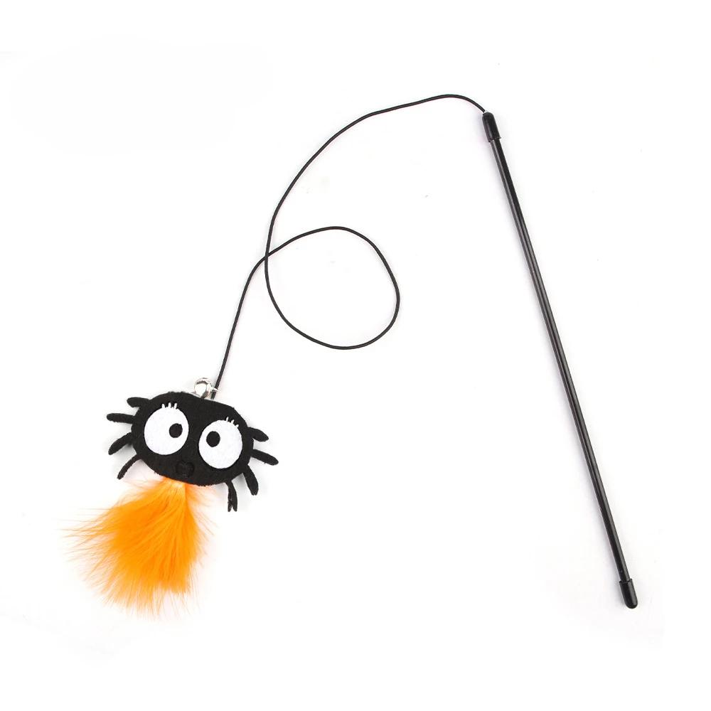 Halloween Cat Toys Interactive Wire Teasing Cat Bat Pumpkin Spider Stick Supplies Pet Toy Fun Pet Toy Pole
Halloween Cat Toys Interactive Wire Teasing Cat Bat Pumpkin Spider Stick Supplies Pet Toy Fun Pet Toy Pole